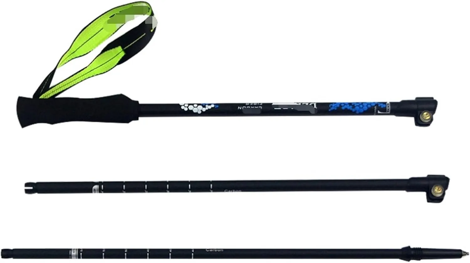 Hiking Trekking Poles Carbon Fiber Trekking Poles Lightweight Hiking Poles Adjustable Walking Sticks for Camping Hiking Sticks for Trekking