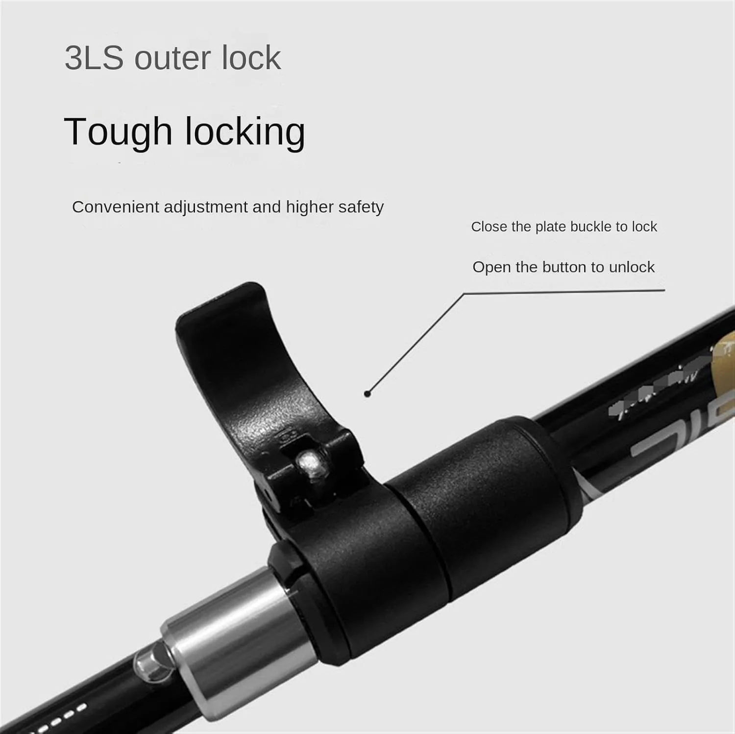 Hiking Trekking Poles Trekking Poles Ultra-Light Folding Outdoor Multi-Functional Carbon Fiber Hiking Sticks Hiking Sticks for Trekking