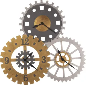 Howard Miller Cogwheel II Gallery C Wall Clock, Multi