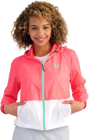 HUK Women's Tradewinds Jacket, Lightweight, Waterproof Windbreaker with UPF Sun Protection