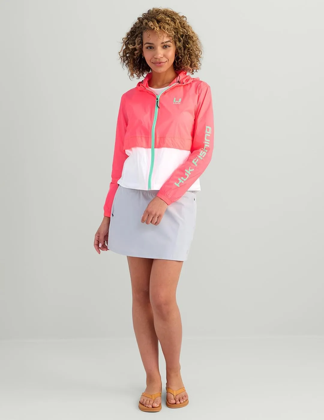 HUK Women's Tradewinds Jacket, Lightweight, Waterproof Windbreaker with UPF Sun Protection
