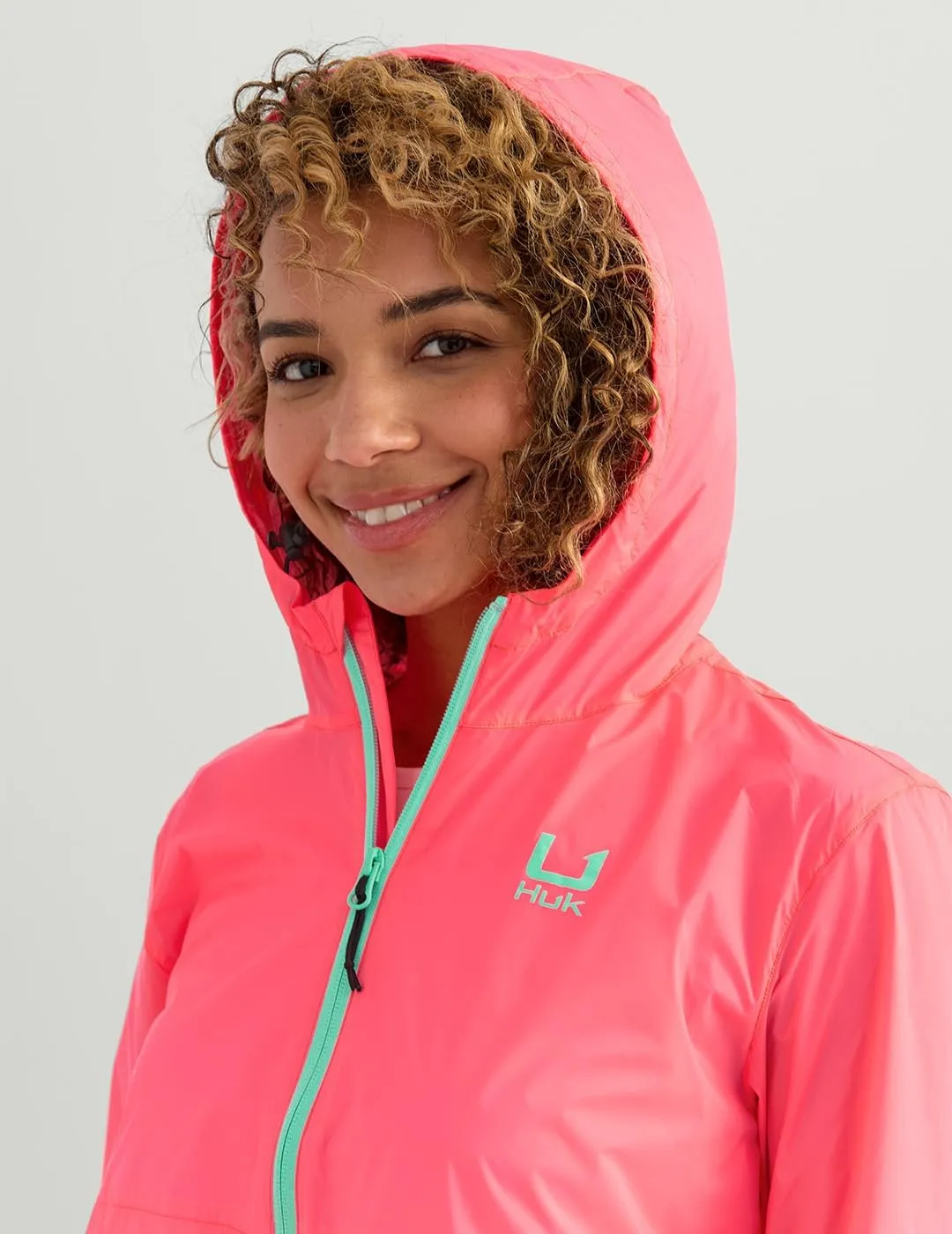 HUK Women's Tradewinds Jacket, Lightweight, Waterproof Windbreaker with UPF Sun Protection
