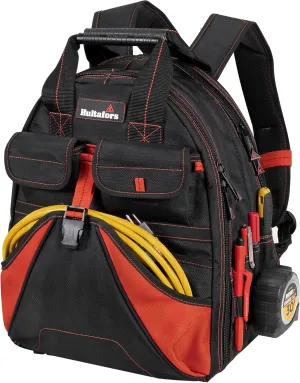 Hultafors Work Gear HT5533 Deluxe Tool Backpack, 58 Pockets