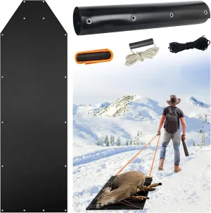 Hunting Sled,Deer Sled Drag,Deer Drag Sled for Hunting: with Leash for Deer Hunting Gear and Accessories, Ice Fishing, Camping,Firewood,Hunting Gifts for Men
