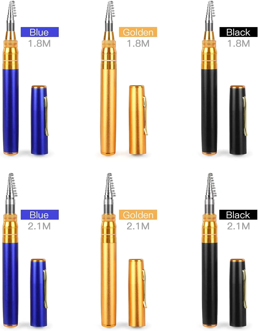 HXBER Telescopic Pocket Pen Fishing Rod Mini Fishing Pole Fishing Accessories