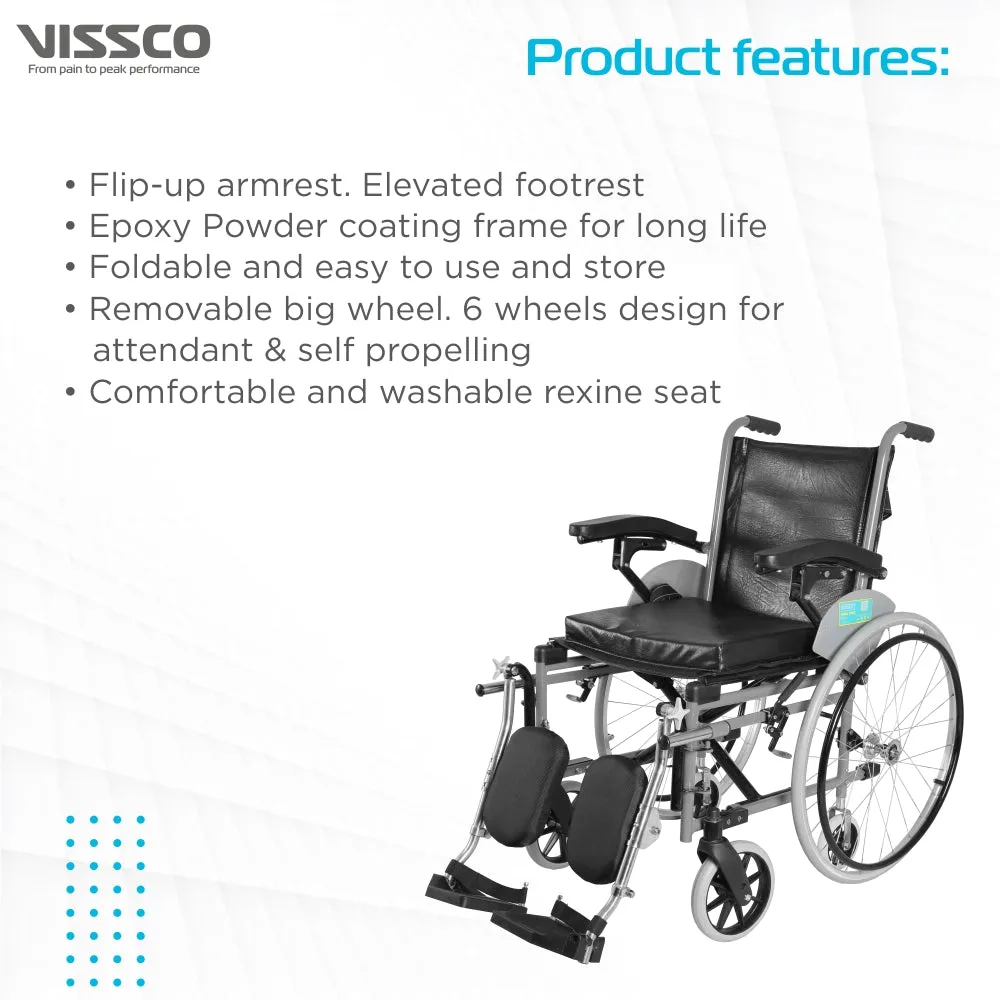Imperio Wheelchair with Elevated Footrest (Spoke Wheels)