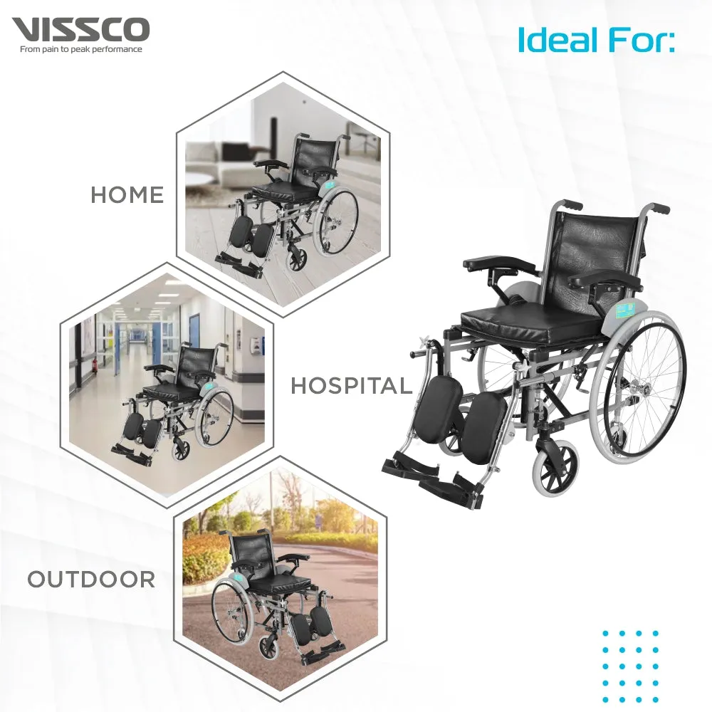 Imperio Wheelchair with Elevated Footrest (Spoke Wheels)