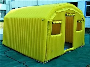 Inflatable Family Camping Recreation Tent Multiple Sizes & Colors (14x10x6ft.)