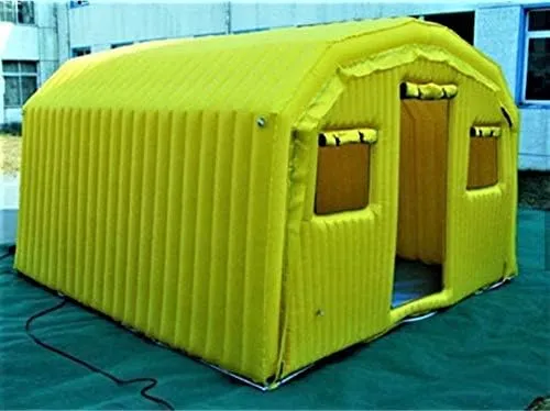 Inflatable Family Camping Recreation Tent Multiple Sizes & Colors (14x10x6ft.)