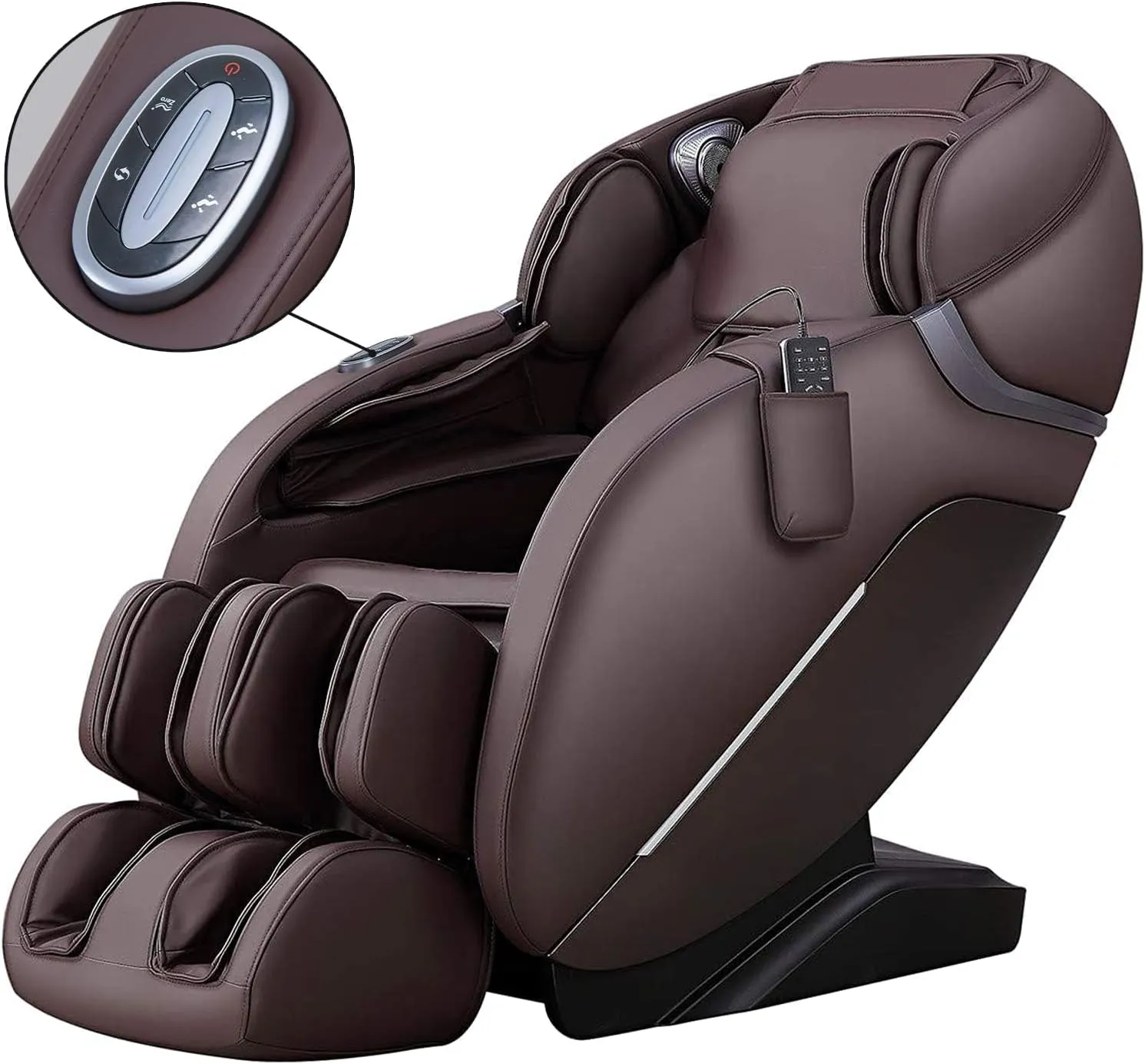 iRest 2025 SL Track Massage Chair Recliner, Full Body Massage Chair with Zero Gravity, Bluetooth Speaker, Airbags, Heating, and Foot Massage