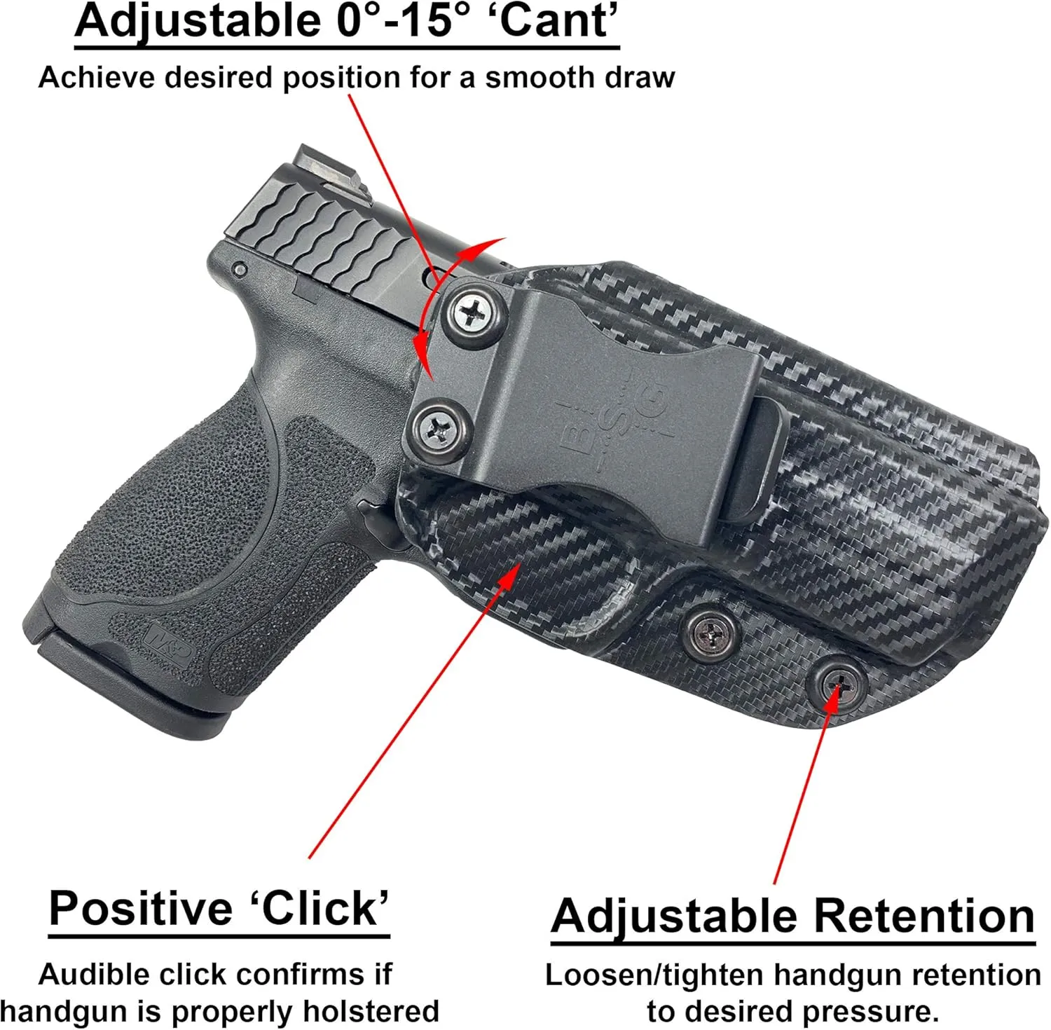 IWB Sweat Guard Holster fits CZ Shadow 2 Compact