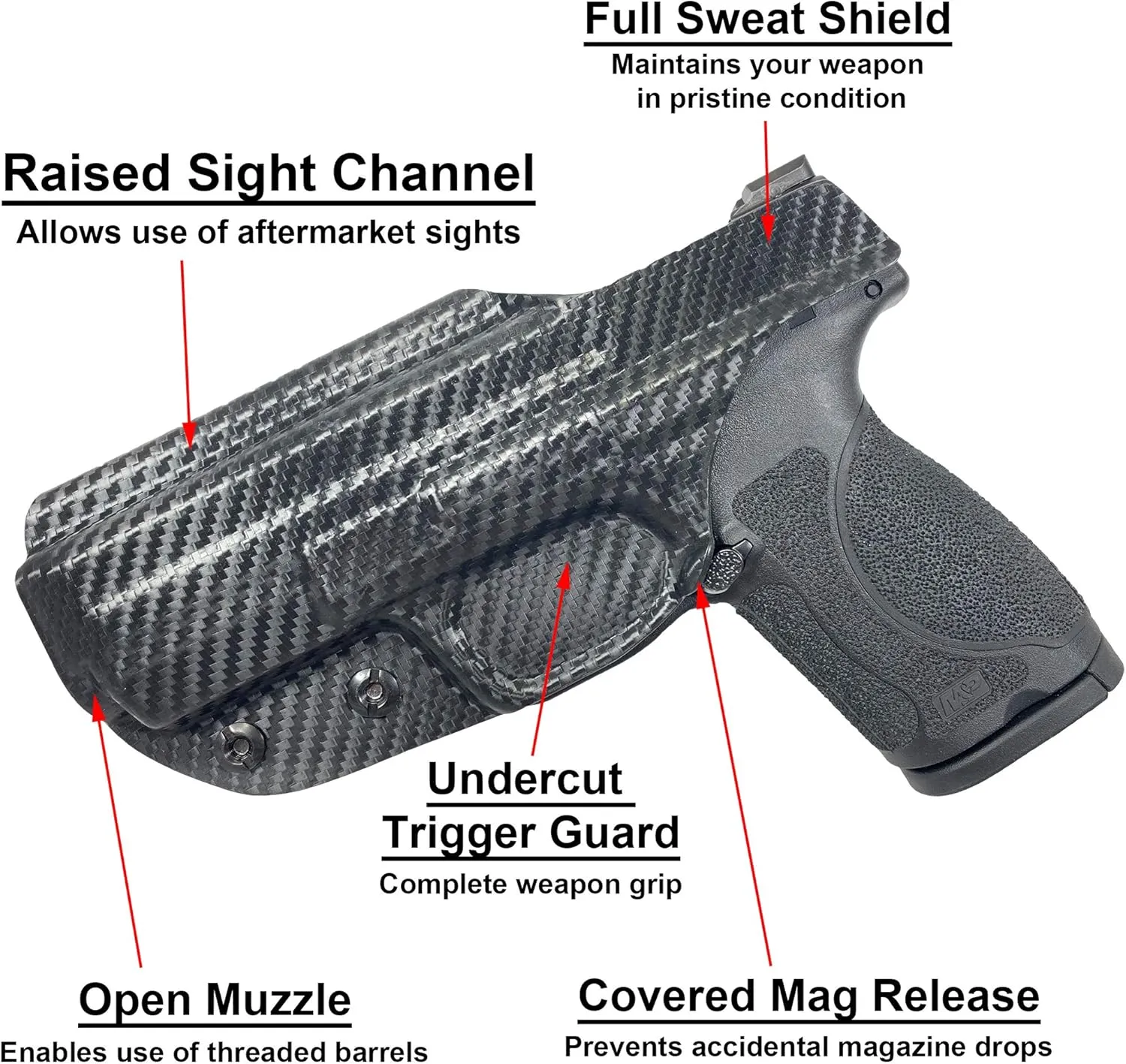 IWB Sweat Guard Holster fits CZ Shadow 2 Compact