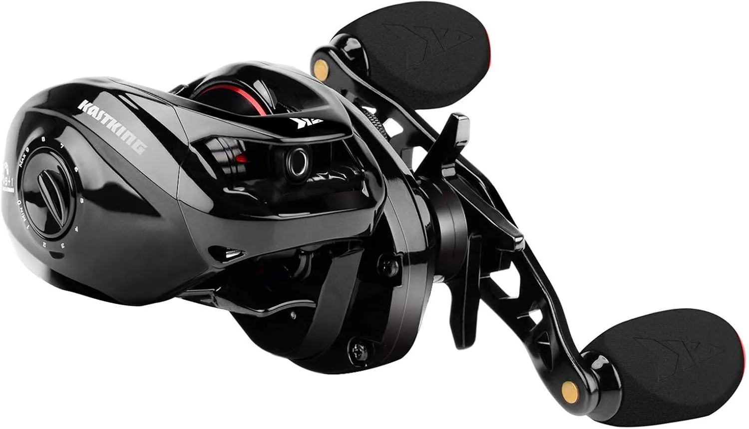 KastKing Royale Legend II Baitcasting Reels, New Compact Design Baitcaster Fishing Reel, 17.64LB Carbon Fiber Drag, Cross-Fire 8 Magnet Braking System, Available in 5.4:1 and 7.2:1