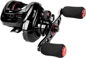 KastKing Royale Legend II Baitcasting Reels, New Compact Design Baitcaster Fishing Reel, 17.64LB Carbon Fiber Drag, Cross-Fire 8 Magnet Braking System, Available in 5.4:1 and 7.2:1