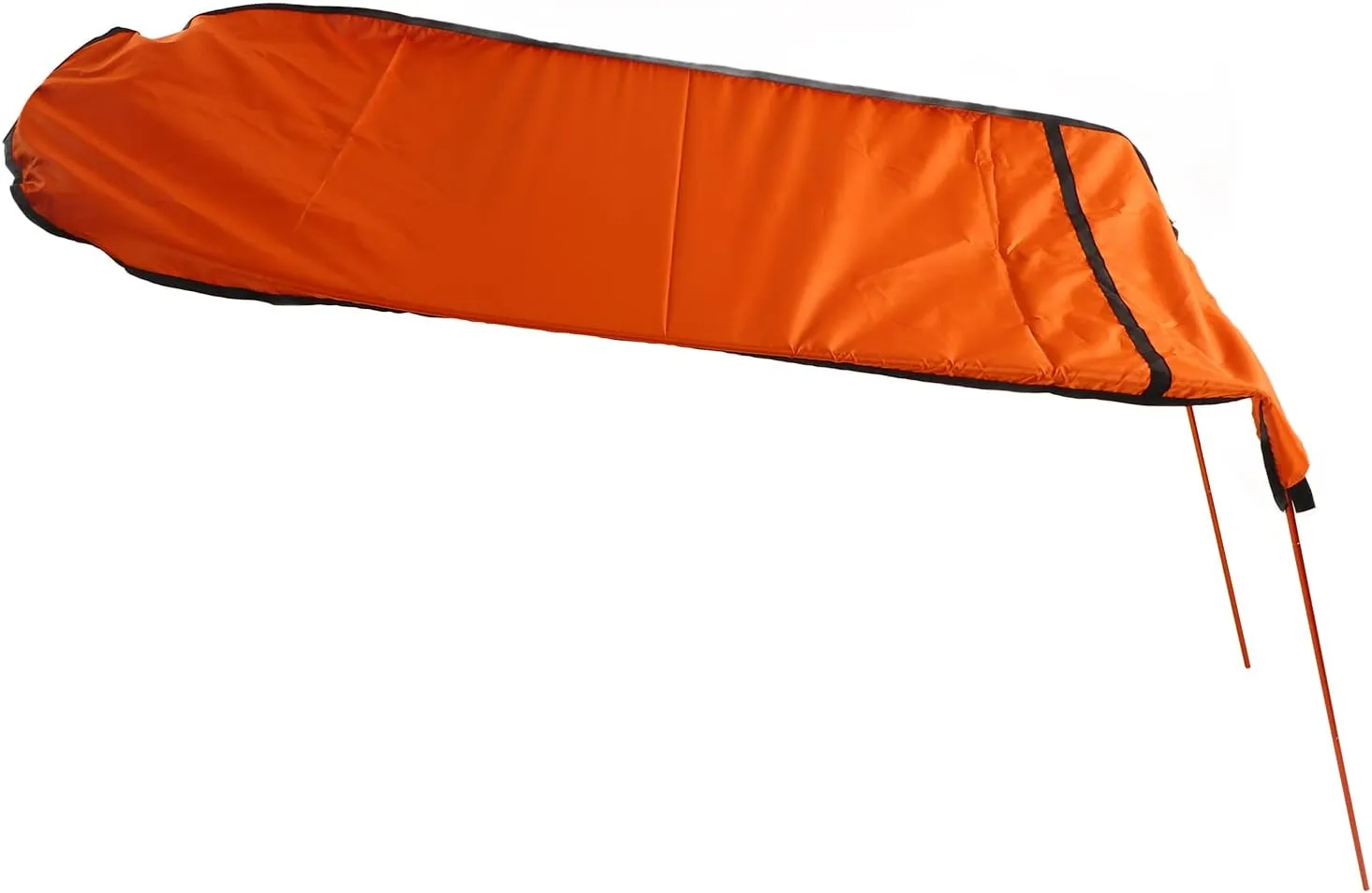Kayak Sun Shade Canopy with Ripstop Fabric, Lightweight, Easy Installation, Ideal for Fishing and Outdoor Activities, Suitable for Boats, Kayaks, Canoes with Storage Bag (Orange)