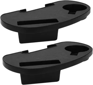 KICHOUSE Portable Outdoor Cup Holder for Rocker Reclining Chairs Tray Easy to Install Drainage Holes Beach Camping
