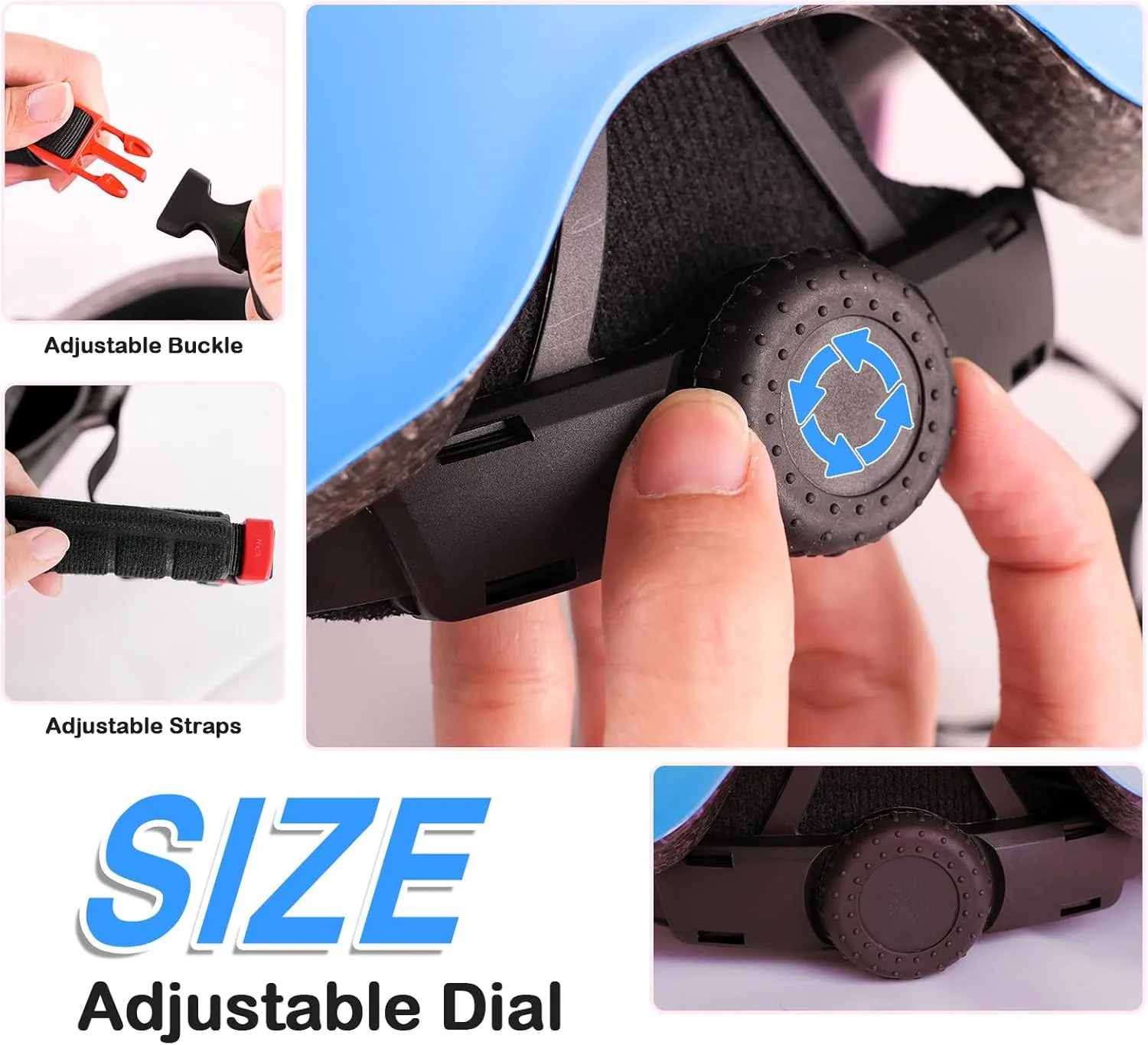 Kids Bike Helmet with Knee Pads Elbow Pads Wrist Guards for Age 3-14  Youth/Teens,Ventilation Multi-Sport Scooter Roller Skate Rollerblading Skateboarding Climbing Cycling