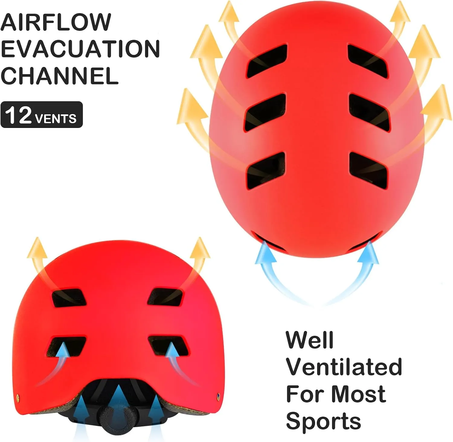 Kids Bike Helmet with Knee Pads Elbow Pads Wrist Guards for Age 3-14  Youth/Teens,Ventilation Multi-Sport Scooter Roller Skate Rollerblading Skateboarding Climbing Cycling