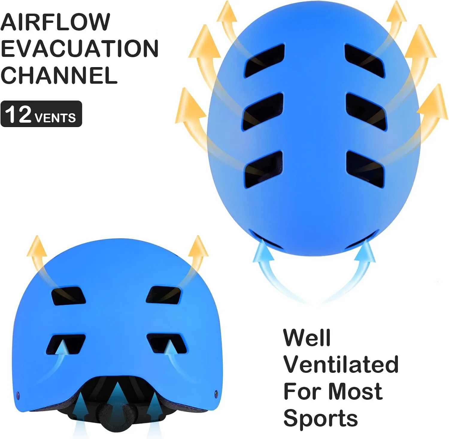 Kids Bike Helmet with Knee Pads Elbow Pads Wrist Guards for Age 3-14  Youth/Teens,Ventilation Multi-Sport Scooter Roller Skate Rollerblading Skateboarding Climbing Cycling