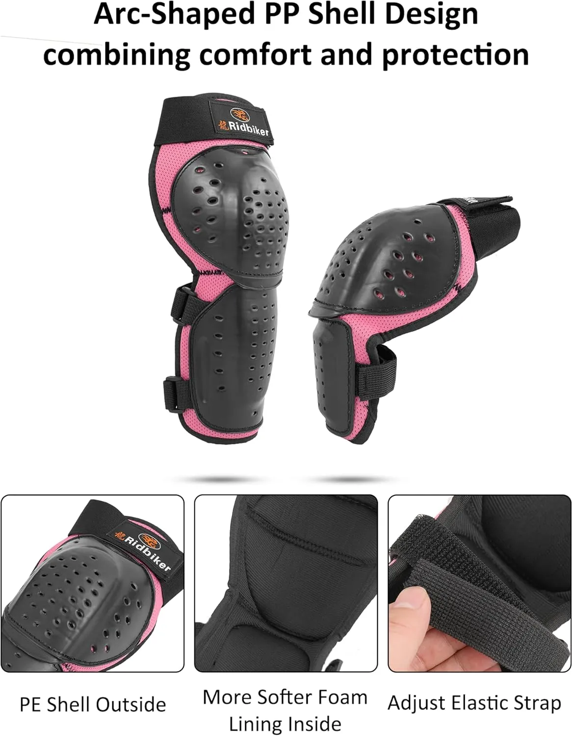 Kids Dirt Bike Gear Armor Vest Suit, Motorcycle Chest Protector with Knee Elbow Pads, Youth Riding Protective Gear for Motocross Cycling Skating Ski Off-Road