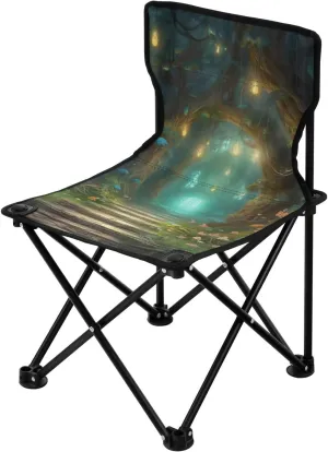 Kigai Folding Camping Chair Heavy Duty Chair Ultralight Compact Portable Beach Chair for Outdoor Camp, Hiking, Travel, Beach, Sporting Event and Picnic, Huts in Forest