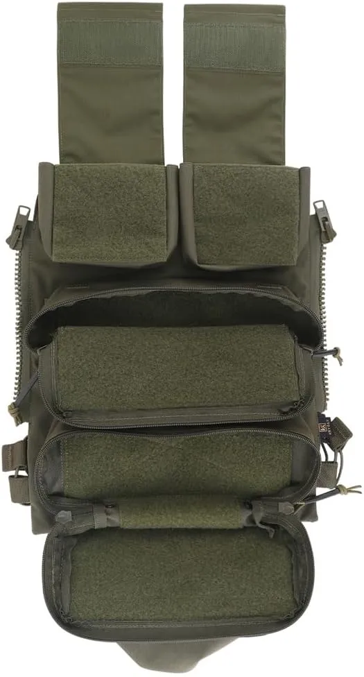 KRYDEX Tactical Modular Zip On Backpack for Vest JPC2.0 CPC AVS Zipper Molle Back Panel (RG)