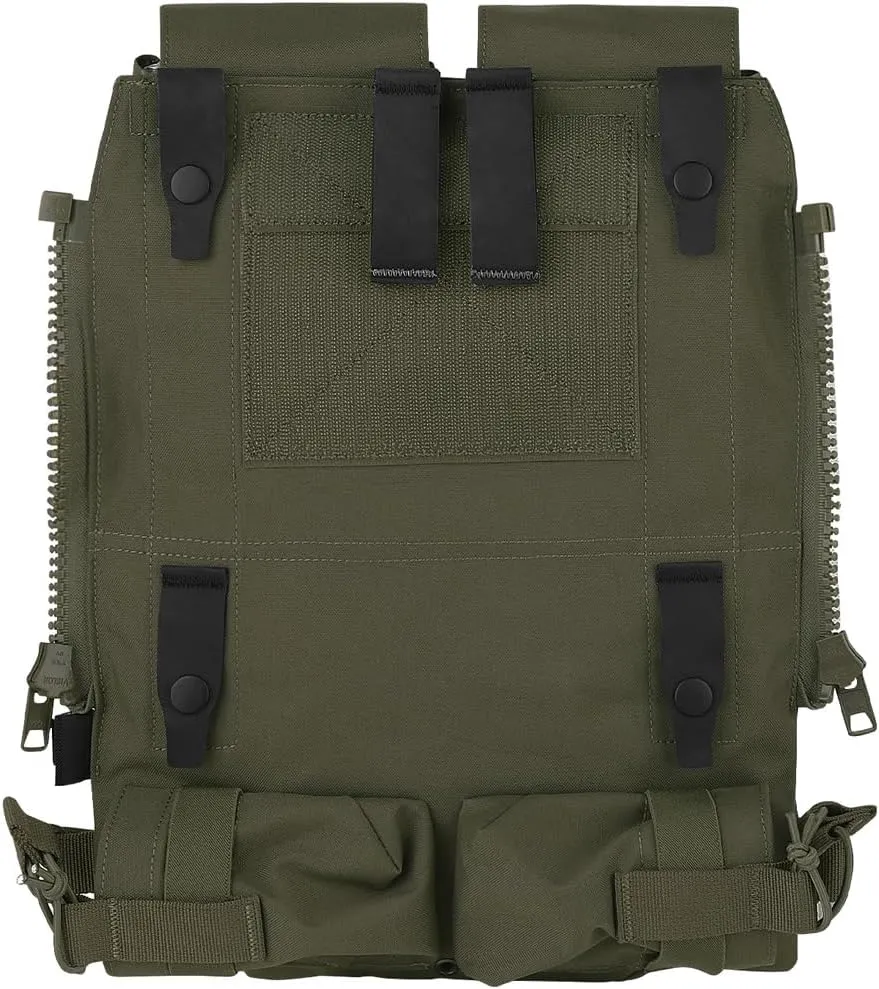 KRYDEX Tactical Modular Zip On Backpack for Vest JPC2.0 CPC AVS Zipper Molle Back Panel (RG)