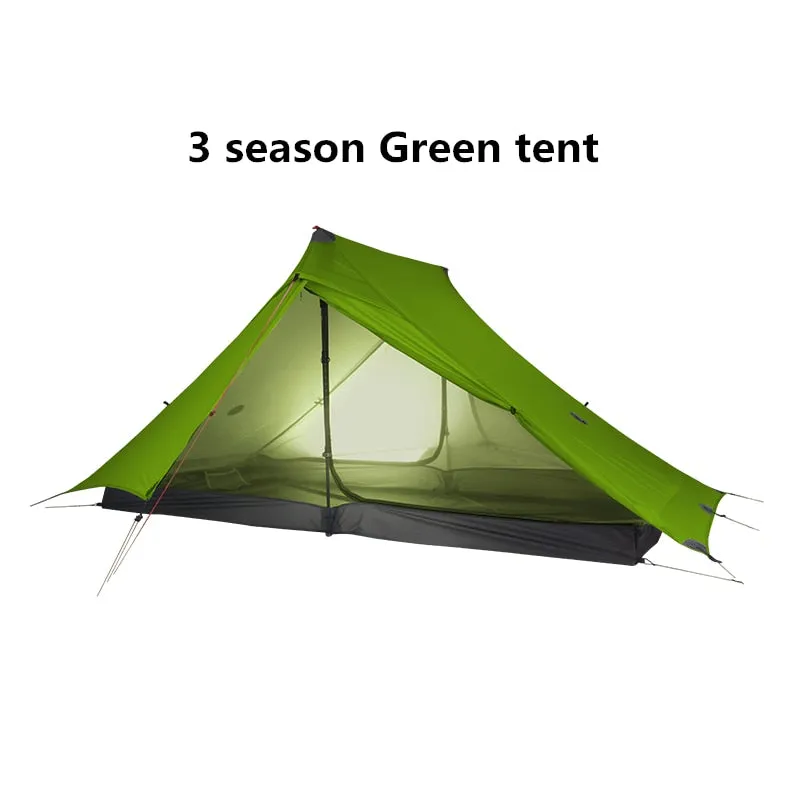 LanShan 2 Pro 2 Person Outdoor Ultralight Tent 3 Season 20D Nylon Both Sides Silicon Tent
