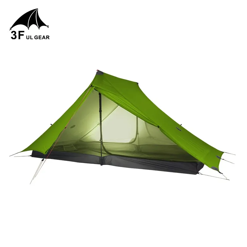 LanShan 2 Pro 2 Person Outdoor Ultralight Tent 3 Season 20D Nylon Both Sides Silicon Tent