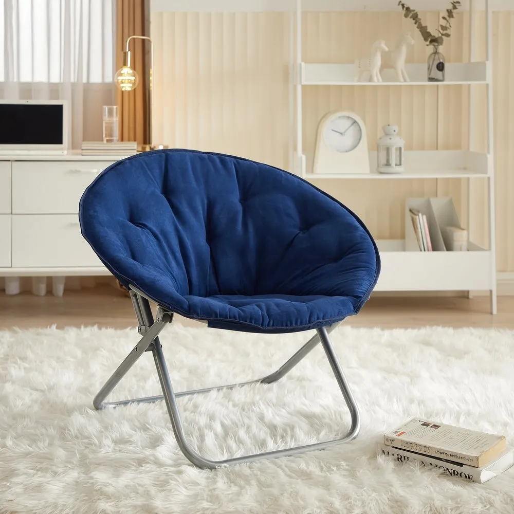 Large Super Soft Microsuede 30" Chair, White