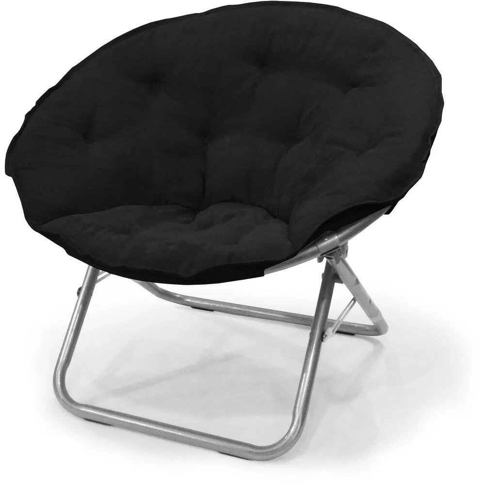 Large Super Soft Microsuede 30" Chair, White