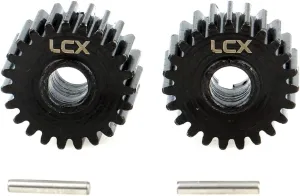 LCX Racing 1/10th RC Crawler Car Hardened Steel Portal Drive Gear Set 32P 23T for TRX4 TRX6 6x6 G63，Upgrades Parts Accessories