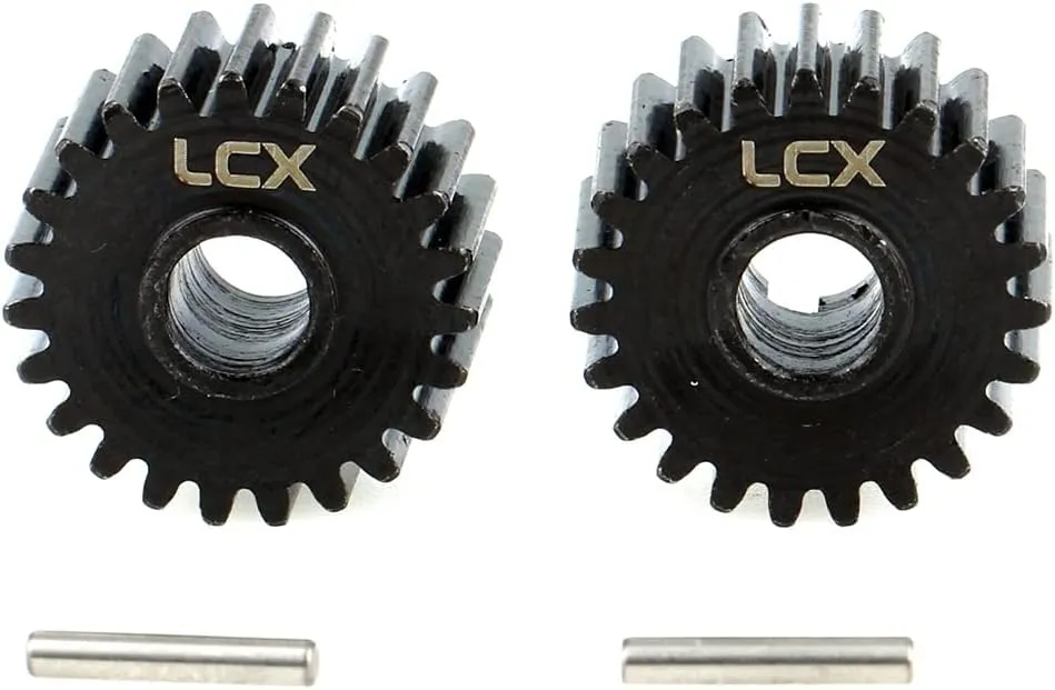 LCX Racing 1/10th RC Crawler Car Hardened Steel Portal Drive Gear Set 32P 23T for TRX4 TRX6 6x6 G63，Upgrades Parts Accessories