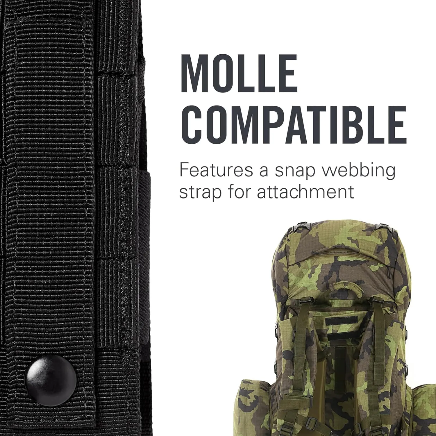 LEATHERMAN, MOLLE Compatible X-Large Nylon Sheath for Multi-Tools, Fits MUT, Surge, and Super Tool 300, Brown