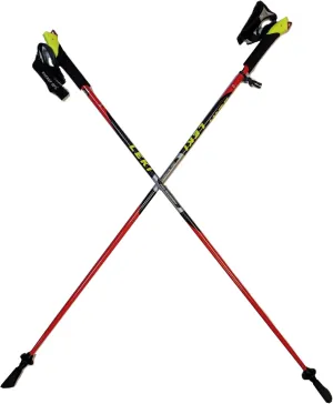 LEKI Nordic Walking Speed Pacer (T2) HM Carbon 120cm Red