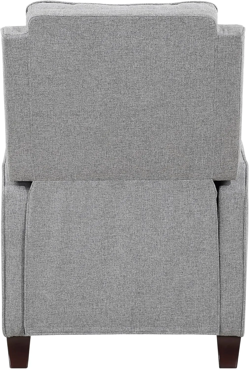 Lexicon Push Back Recliner Chair Living Room, Reclining Sofa Chair, Modern Recliner Sofa Chair, Fabric Recliner Arm Chair for Living Room/Office/Apartment, Gray