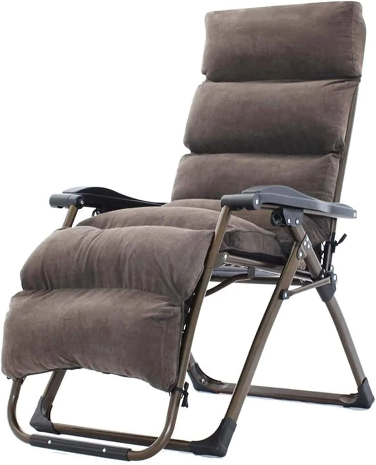 Lightweig-Ht Camping Chairs Loungers Folding Chair rs,Folding Deck Chairs,Beach Chairs,Portable Home Lounge Chairs,Ideal for Outdoor Terraces,Detachable Cotton Pad/a