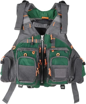Lixada Fly Fishing Vest Fishing Jacket Breathable Polyester Mesh Design Fishing Vest