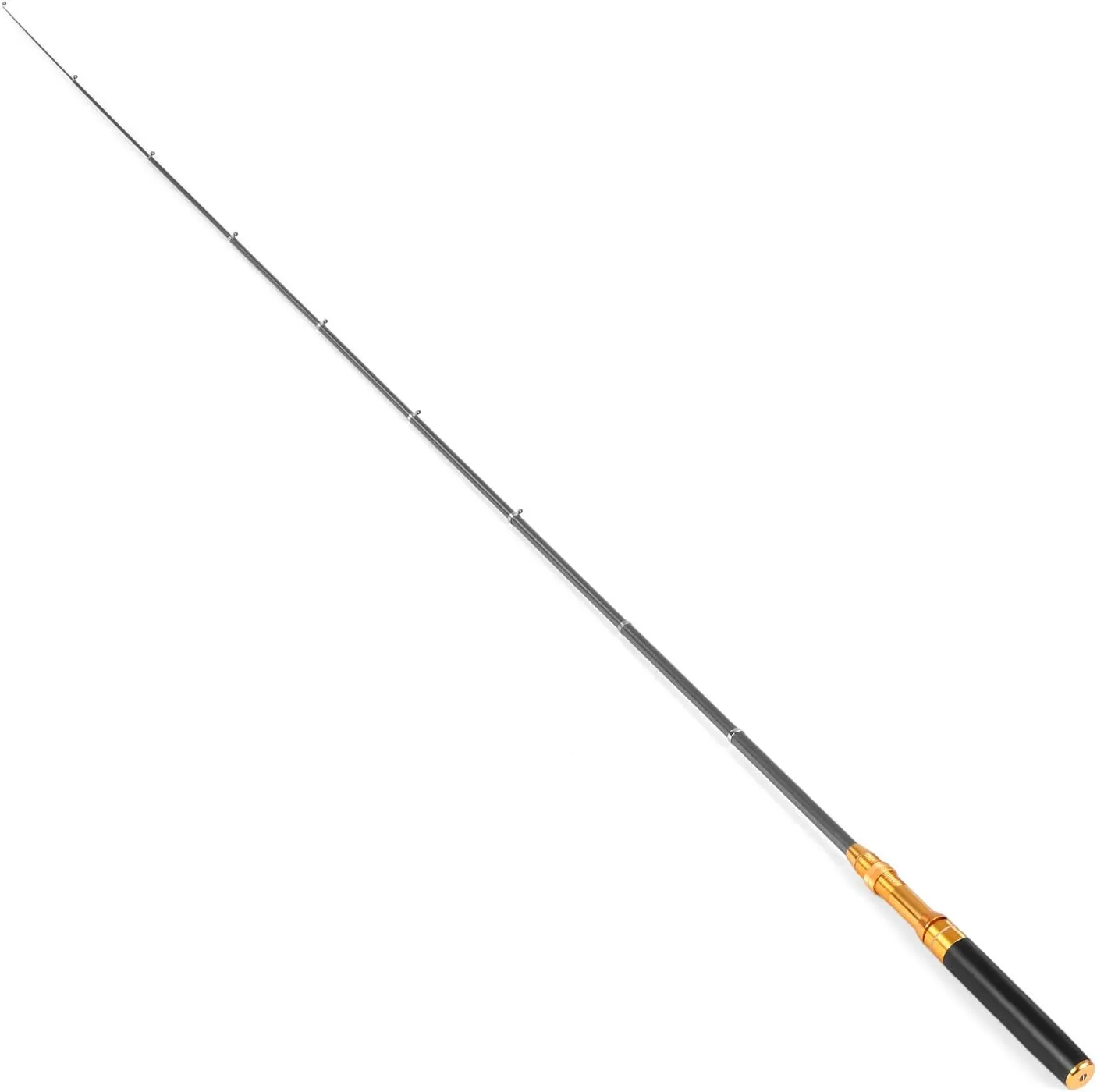 Lixada Pen Fishing Rod Collapsible Portable, Premium Mini Pocket Fishing Pole Ultralight Telescopic Fishing Rod 70.9in/82.7in (1.8M / 2.1M)