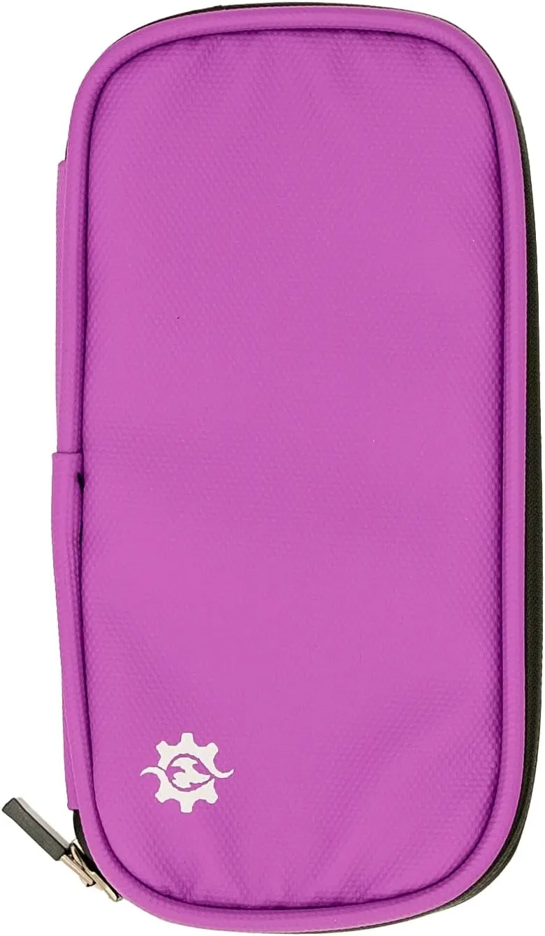 Lumiere & Co. Cycling Wallet Waterproof | Biking Wallet and Cycling Pouch for Jersey | Cycling Phone Wallet for Bicycle with Zipped Pockets (Purple, Small)