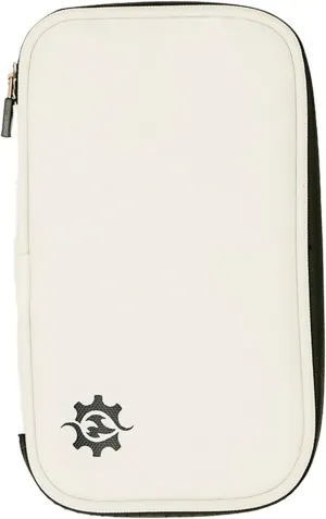 Lumiere & Co. Cycling Wallet Waterproof | Biking Wallet and Cycling Pouch for Jersey | Cycling Phone Wallet for Bicycle with Zipped Pockets (White, Small)