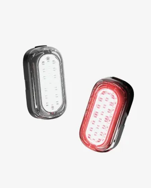 Lumos Firefly Mini Smart Bike Light System,Sync Turn Signal & Brake Lights, Rechargeable LED Front & Rear Lights with Custom Brightness, Flash Patterns, Bicycle Accessories for Night Riding