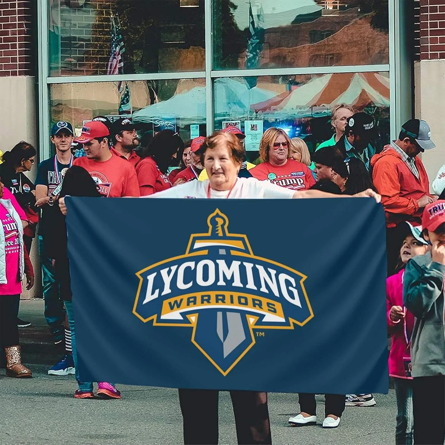Lycoming- College Outdoor Flags 3x5 Foot Garden Decoration Durable Big Banner Flag, black, One Size