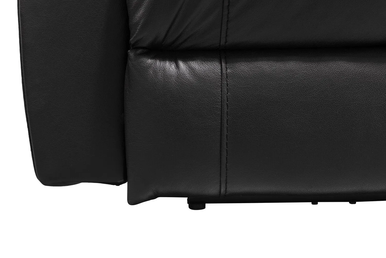 Made in Canada Dawson 40" Genuine Leather Power Reclining Chair with USB Port - Black | Fauteuil à inclinaison électrique Dawson de 40 po fabriqué au Canada en cuir véritable avec port USB - noir