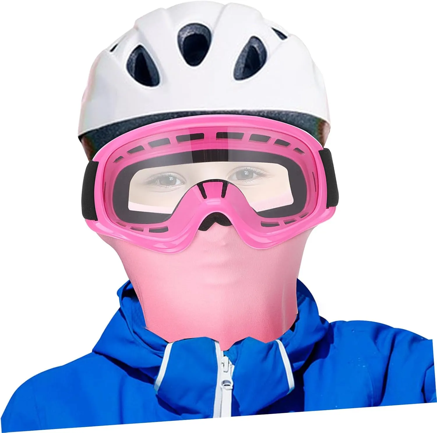 MAGICLULU Multi-use Kids Ski Mask Head Cover ATV Motocross Snowmobile Balaclava Goggles Warm Breathable for Outdoor Activities