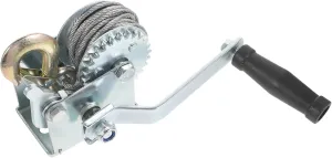 Marine Hand Winch Loading Boat Hand Winch Crank Winch Cable Van Wenches Small Heavy Moving Rope Trailer Winch Manual Winch Hand Winch Worm Gear Mini Ratchet Hand Winch Metal