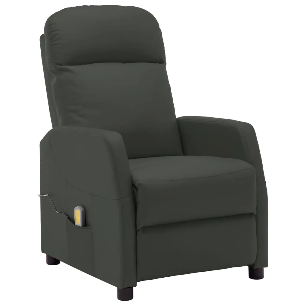 Massage Reclining Chair Leisure Recliner for Home Theater Faux Leather