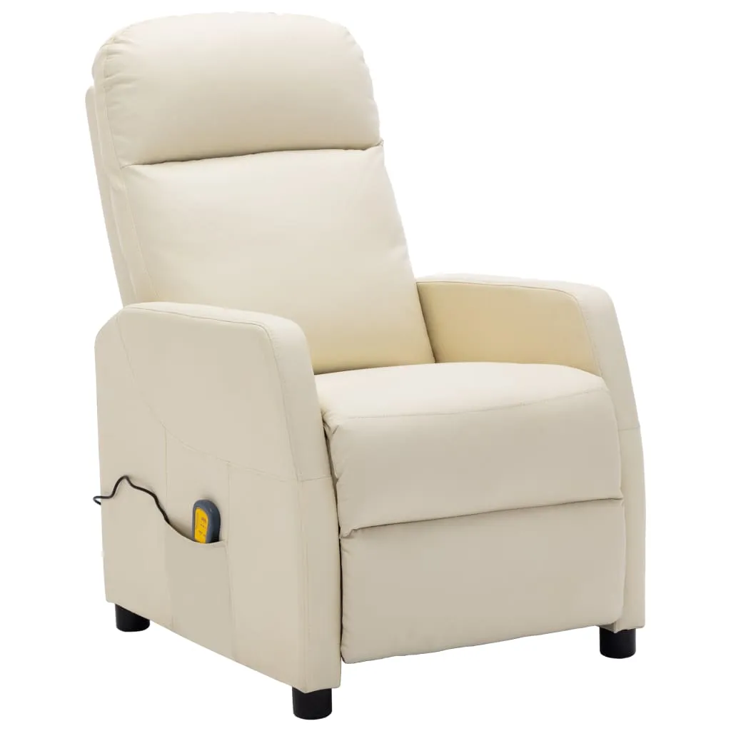 Massage Reclining Chair Leisure Recliner for Home Theater Faux Leather