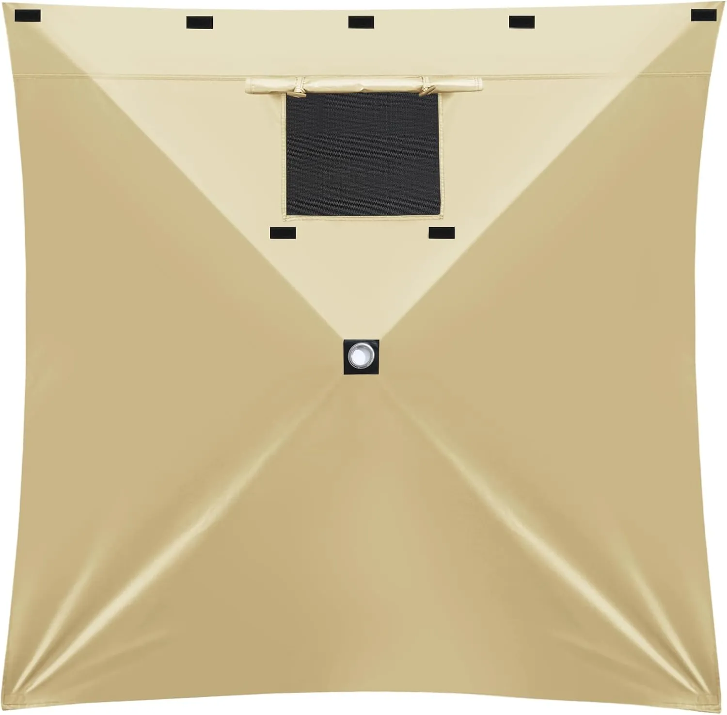 MASTERCANOPY Escape Shelter Side Panel with Window (12x12,Beige)