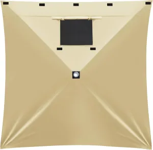 MASTERCANOPY Escape Shelter Side Panel with Window (12x12,Beige)